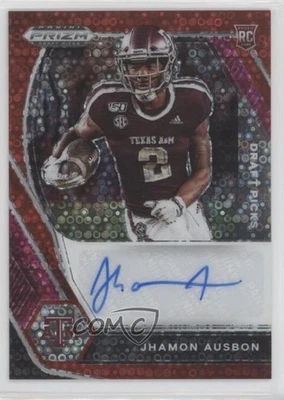 2021 Panini Prizm Draft Picks Red Circles /25 Jhamon Ausbon #DPA-JHA Auto - Image 1 of 2