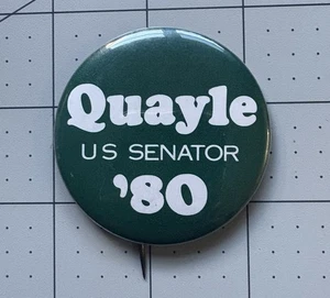 Quayle For US Senator Pin 1980 - Picture 1 of 4