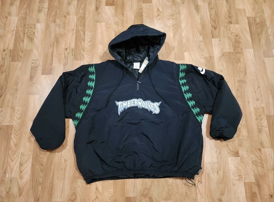 Hombres Nike MINNESOTA TIMBERWOLVES Pullover Chaqueta TALLA XXL Pullover 1/4 Cremallera Nuevo con Etiquetas  Foto 1 de 4