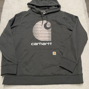 Carhartt Rain Defender Hoodie Damen 1X Schwarz Logo Pullover - Bild 1 von 7