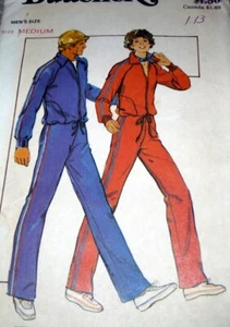 *TOP E PANTALONI UOMO VINTAGE anni 70 modello cucito MEDIA circonferenza petto 38-40 - Foto 1 di 1