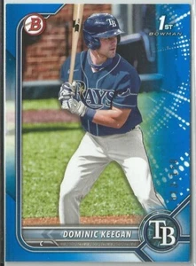 Dominic Keegan 2022 Bowman Paper 1st Bowman Blue Parallel 013/150 - Picture 1 of 1