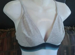 Sujetador elástico de encaje gris bonito deportivo para mujer Amazon Mae talla XL - Imagen 1 de 7