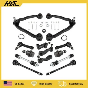 13pcs Front Control Arms Ball Joints Tie Rods For GMC Sierra 1500 1999 2000-2006 - Picture 1 of 11