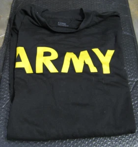 US Army APFU Physical Fitness PT Long Sleeve T-Shirt X-Large New! 100% Polyester - Picture 1 of 3