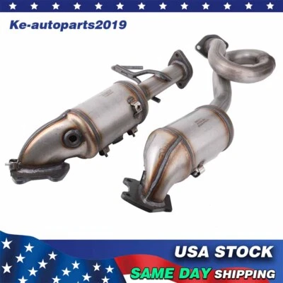 Convertidor catalítico para Jeep Wrangler 2012-2018 3,6 L ajuste directo izquierdo y derecho Foto 1 de 4