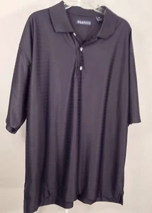 PGA Tour Mens Black Shirt 2X Large Short Sleeve Summer Comfort Beach Casual - Picture 1 of 7