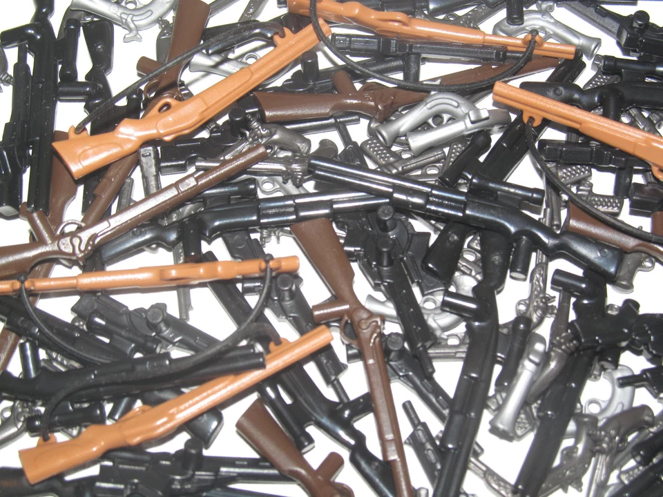 Playmobil Lot 5 Accessoire Arme à Feu Fusil Pistolet Gun Weapon Modèle au Choix