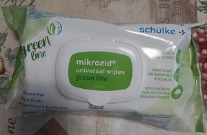 2 x 114 Schülke mikrozid universal wipes green line Flächendesinfektionstücher - Bild 1 von 1