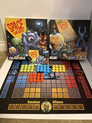 Space Checkers Board Game Complete For 2-4 Players 2012 - Image 1 of 3