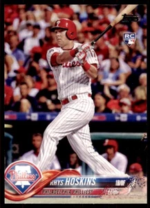 2018 Topps #259 Rhys Hoskins RC - Picture 1 of 2