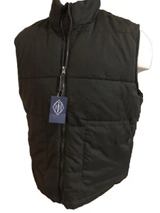 NWD St. John’s Bay Men Green Large Lg Zip Front All Polyester Vest Puffer Pocket - Picture 1 of 9