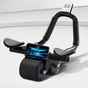 2024 New Ab Roller Wheel with Timer & Knee Mat,Automatic Rebound Abdominal Wheel - Picture 1 of 12