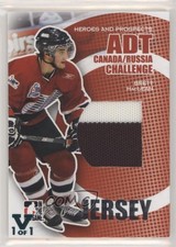 2008-09 ITG Heroes and Prospects Silver Vault Sapphire 1/1 Brett MacLean #CRJ-08