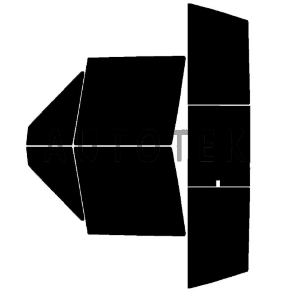 Película precortada en todos los lados + ventana trasera cualquier tono % para Jeep Comanche 1986-1992 Foto 1 de 4