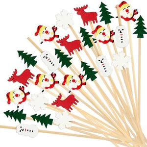 200 PCS Christmas Toothpicks for AppetizersChristmas Cocktail PicksChristmas ... - Picture 1 of 7