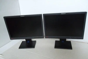 Lenovo LT1952pwD Widescreen 19" LED Monitors DVI DP VGA 03X7911 LT1952p 2448-MB6 - Picture 1 of 12