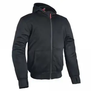 Oxford Men's Armoured Motorcycle Super Hoodie 2.0 Jacket (Tech Black) - Picture 1 of 2