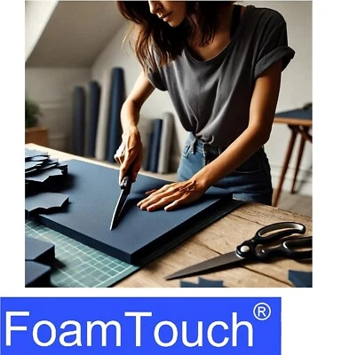 HIGH-DENSITY UPHOLSTERY FOAM SHEET- CUT TO ANY SIZE- FOR CUSHIONS, SOFAS, & BEDS - Image 1 of 4