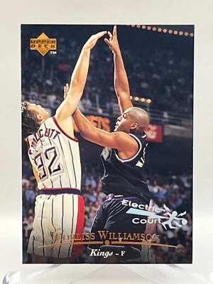1995-96 Upper Deck NBA RC 303 Corliss Williams Sacramento Kings - Electric Court - Image 1 of 2