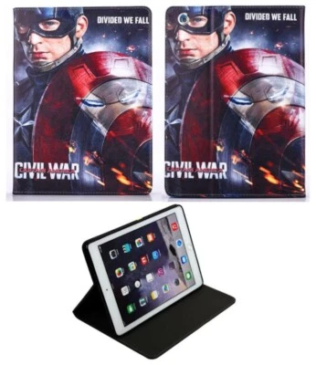 For iPad Pro 11 / 10.9 Captain America Marvel Smart Genuine Stand Case Cover - Image 1 of 3