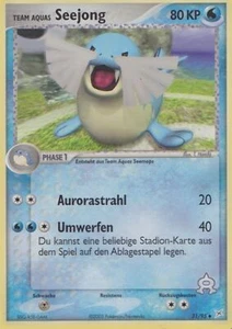 Team Aquas Seejong / Team Aqua's Sealeo - 31/95 EX Team Magma vs Team Aqua - Rev - Bild 1 von 1