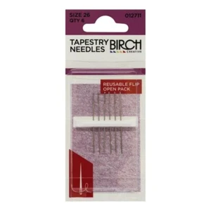 Tapestry Cross Stitch Needles - Size 26 - Pack of 6 - Birch - Picture 1 of 1