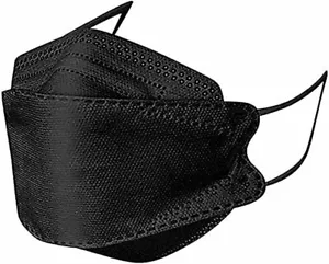 Confezione 10 Maschera Salute KF94 Nera Confezione Singola - Colore Nero Made in Korea - Foto 1 di 4