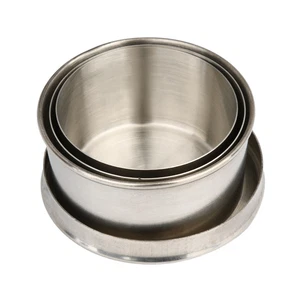 Steel Travel Telescopic Collapsible Shot Glass Emergency Pocket Cup BV - Picture 1 of 8