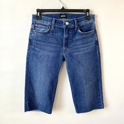 Hudson Amina Bermuda Denim Shorts Reserve Blue 26 - Image 1 of 4