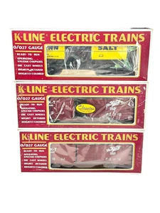 K-6426 K-6325 K-line Lot of 3 O-Gauge Freight Box Cars and Tank Car - Picture 1 of 6
