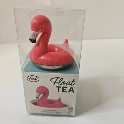 Infusor de té flotador Flamingo Pool rosa genuino diseñado por Fred en Rhode Island Foto 1 de 4