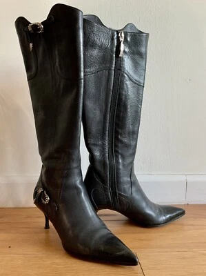 PRISTINE CERASE PACIOTTI KNEE-HIGH BOOTS. Size 35 - Image 1 of 4