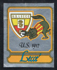 1981/82 PANINI FOOTBALLER FIGURE N.391 SCUDETTO LECCE REC/REMOVED