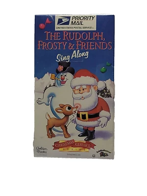 The Rudolph, Frosty & Friends Sing Along VHS Cassette Video Christmas Classics - Image 1 of 3