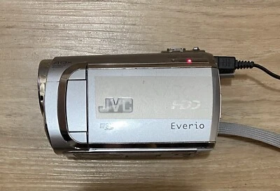 SILVER JVC Everio GZ-MG630SU 60GB Hard Disk Drive Digital Camcorder Working READ - Image 1 of 4