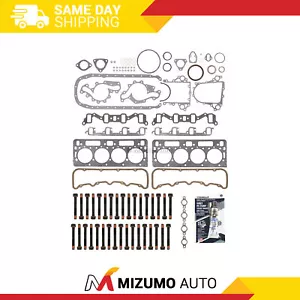 Full Gasket Set 0.010 Thicker Head Bolts Fit 92-02 Chevrolet GMC 6.5L DIESEL - Picture 1 of 12