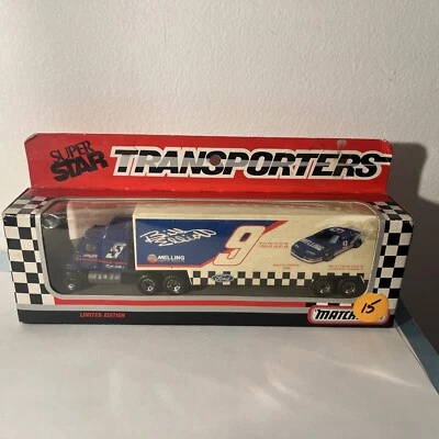 Bill Elliott #9 Matchbox Super Star Transporters Melling Racing - Nuevo de Lote Antiguo Foto 1 de 4