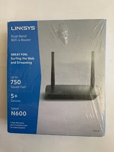 Linksys E2500-4B Wi-Fi 4 IEEE 802.11n Ethernet Wireless Router - Picture 1 of 3