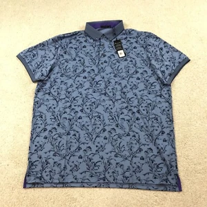 Greyson Polo Shirt Mens 2XL Water Thistle Blue New Golf - Picture 1 of 9