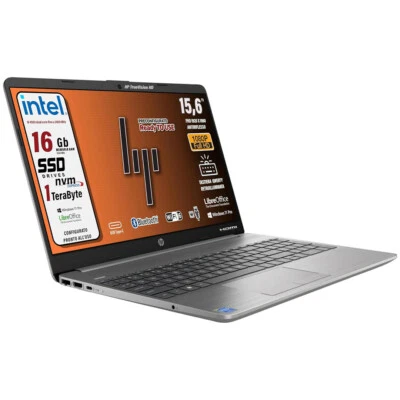 Notebook HP 250 G9 Silver Intel N4500 SSD 1 TB RAM 16 GB 15,6 FHD Win11Pro Retro - Immagine 1 di 4