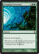 MTG-1x-Light Play, English-Creeping Corrosion-Mirrodin Besieged