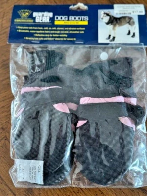 Guardian Gear Fleece Lined Dog Boots in Pink Size medium - Image 1 of 3