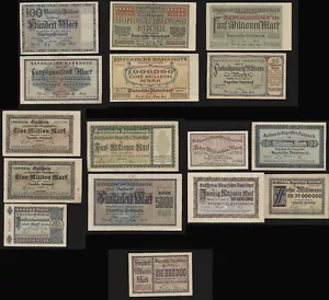 Bayern Freistaat Deutsche Länder Banknoten Bayerische Notenbank München ( 2 - Bild 1 von 8