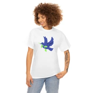 Dove Bird Soar High Unisex Heavy Cotton Tee - Picture 1 of 7