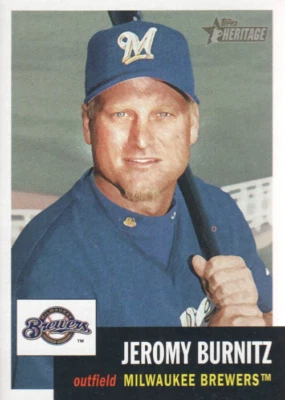 2002 Topps Heritage  #312 Jeromy Burnitz - NM-MT  - Image 1 of 2