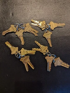 4 SETS OF 6 (EACH SET SAME KEY #) SCHLAGE FACTORY ORIGINAL PRECUT SC1 5 PIN KEYS - Picture 1 of 1