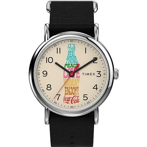 Reloj de Hombre TIMEX WEEKENDER COCA COLA 1971 TW2V29800 de Tela Negro - Imagen 1 de 1