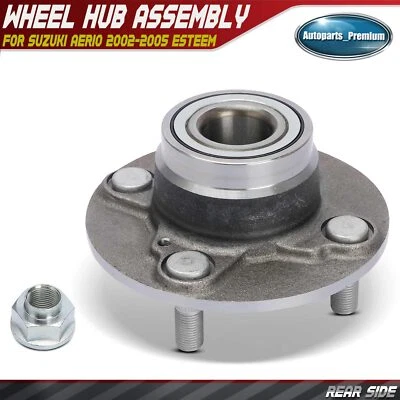 Conjunto de cojinete de cubo de rueda trasera izquierda o derecha para Suzuki Aerio 2002-2005 Esteem Foto 1 de 4
