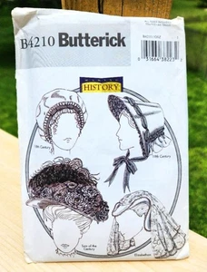Butterick 4210 Historical Hats Pattern Steampunk 18th & 19th Century + Uncut FF - Picture 1 of 1